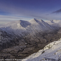 Buy canvas prints of The Lairig Ghru in Winter  by Robert Murray