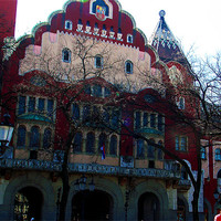 Buy canvas prints of 1490-townhaus in subotica by elvira ladocki