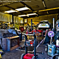 Buy canvas prints of Ye Old Workshop by Christopher Kelly