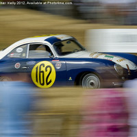 Buy canvas prints of Classic porche racing by Christopher Kelly