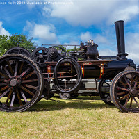 Buy canvas prints of Ploughing Engine by Christopher Kelly