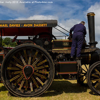 Buy canvas prints of The road Locomotive by Christopher Kelly
