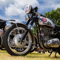 Buy canvas prints of BSA Gold Star by Christopher Kelly