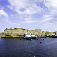 Buy canvas prints of Senglea with a view to valletta by Christopher Kelly