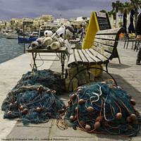 Buy canvas prints of Fishing Nets by Christopher Kelly