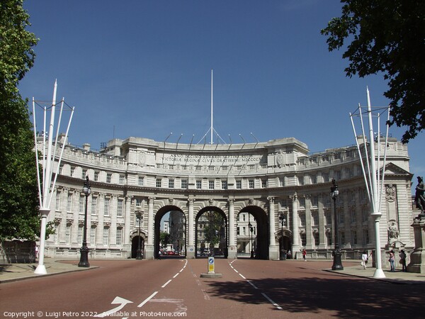The Admiralty Arch in London, United Kingdom. Picture Board by Luigi Petro