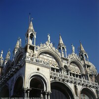 Buy canvas prints of Magnificent St Marks Basilica in Venice by Luigi Petro