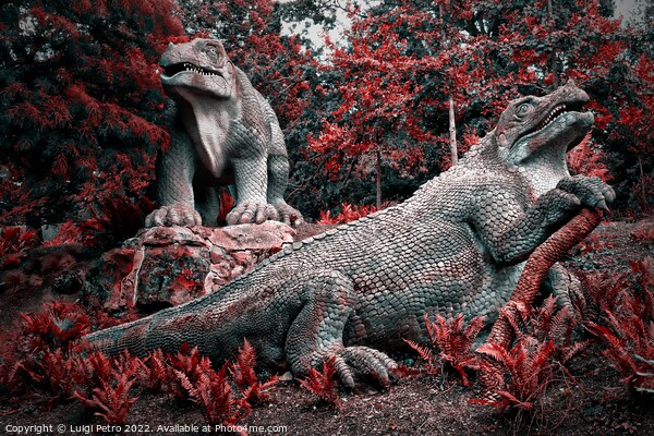 Cristal Palace, Dinosaurs Park, London, United Kingdom. Picture Board by Luigi Petro