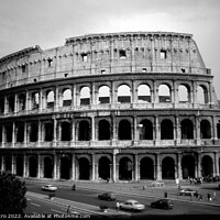 Buy canvas prints of The Majestic Ruins of Romes Colosseum by Luigi Petro