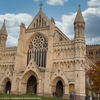 Buy canvas prints of Majestic St Albans Cathedral A Symbol of History a by Luigi Petro