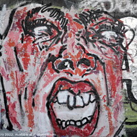Buy canvas prints of Urban art on a wall, London, United Kingdom. by Luigi Petro