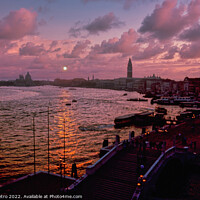 Buy canvas prints of Majestic Venetian Sunset by Luigi Petro