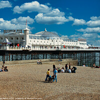Buy canvas prints of The Majestic Brighton Palace Pier by Luigi Petro
