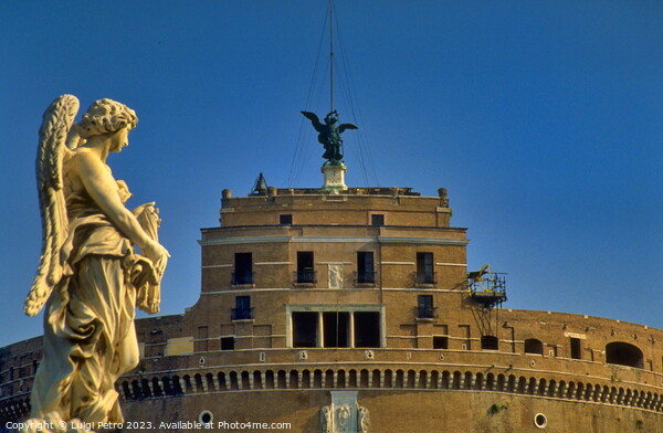 The Fortress of Castel Sant' Angelo, Rome, Italy. Picture Board by Luigi Petro