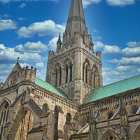 Buy canvas prints of Chichester Cathedral in Chichester,West Sussex, UK by Luigi Petro