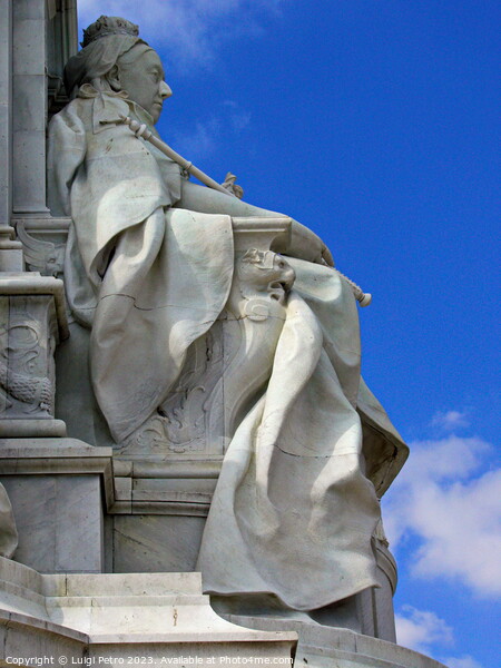 Detail of Queen Victoria Statue, Queen Victoria Me Picture Board by Luigi Petro