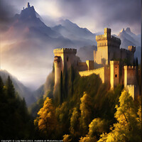 Buy canvas prints of The Enchanting Fortress by Luigi Petro