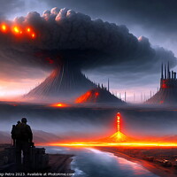 Buy canvas prints of The End Draws Near An Apocalyptic Tale by Luigi Petro