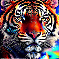 Buy canvas prints of Mesmerizing Tiger Portrait by Luigi Petro