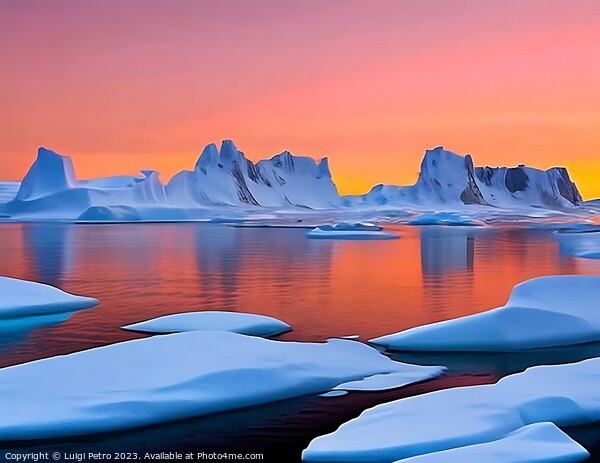 Glacial Awakening Picture Board by Luigi Petro