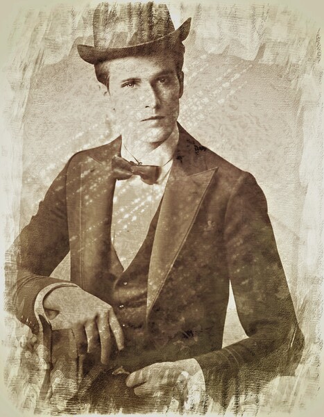 The Regal Victorian Gentleman Picture Board by Luigi Petro
