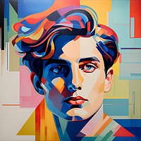 Buy canvas prints of Portrait of young man by Luigi Petro