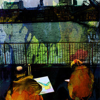 Buy canvas prints of The Art of the Millennium Bridge by Luigi Petro