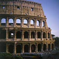 Buy canvas prints of The Majestic Colosseum by Luigi Petro