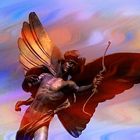 Buy canvas prints of Eros statue,London,UK. by Luigi Petro