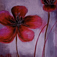 Buy canvas prints of Tears of the Poppys by Sue Bottomley