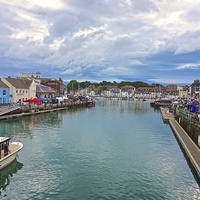 Buy canvas prints of  Weymouth Harbour Dorset by Sue Bottomley