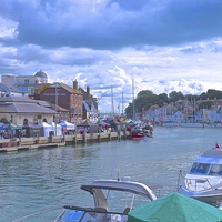 Buy canvas prints of Weymouth Portland Harbour Dorset   by Sue Bottomley