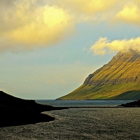 Buy canvas prints of Leaving the Faroe Islands by sea  by Sue Bottomley