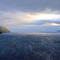 Buy canvas prints of Leaving the Faroe Islands by Sea  by Sue Bottomley