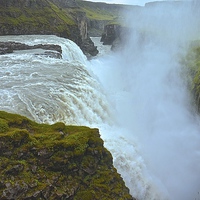 Buy canvas prints of  Gullfoss ( Golden Falls ) Iceland by Sue Bottomley