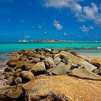 Buy canvas prints of  Orient Bay Beach St Martins                       by Sue Bottomley
