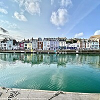 Buy canvas prints of Weymouth Bay Harbour by Sue Bottomley