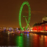 Buy canvas prints of London Eye by Jon Saiss
