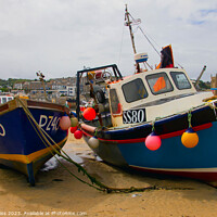 Buy canvas prints of Others St Ives boats by Jon Saiss