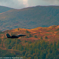 Buy canvas prints of Jet in the Lakes by Jon Saiss