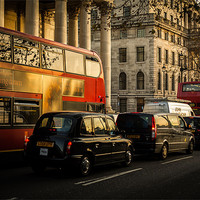 Buy canvas prints of London rush hour by Junwei Chu