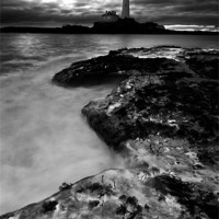 Buy canvas prints of St. Marys Lighthouse by David Smith