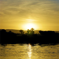 Buy canvas prints of Nile Sunset by Brian  Raggatt
