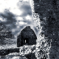 Buy canvas prints of Castle Ruin Wales by Brian  Raggatt