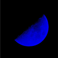Buy canvas prints of Blue Moon by Brian  Raggatt