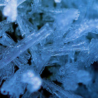 Buy canvas prints of Ice Crystals Macro by Brian  Raggatt