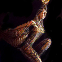 Buy canvas prints of Goddess Isis by Brian  Raggatt
