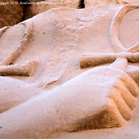 Buy canvas prints of Luxor temple carving 7 by Brian  Raggatt