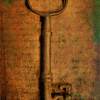 Buy canvas prints of An Old Key by Brian  Raggatt