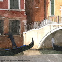 Buy canvas prints of Venice Rush Hour by Brian  Raggatt